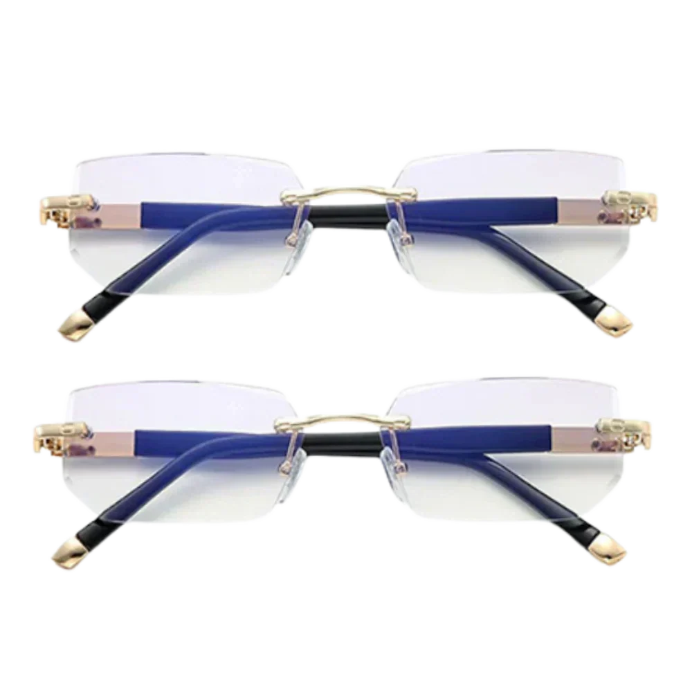 2x Clarity Blue Glasses